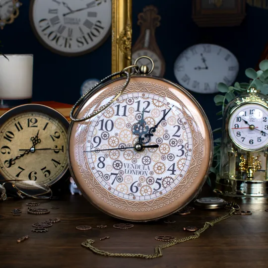 Vendula Tick Tock Clock Shop Pocket Watch Bag