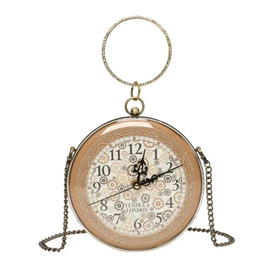 Vendula Tick Tock Clock Shop Pocket Watch Bag