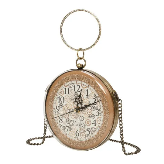 Vendula Tick Tock Clock Shop Pocket Watch Bag
