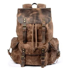 Vintage Leather Backpack