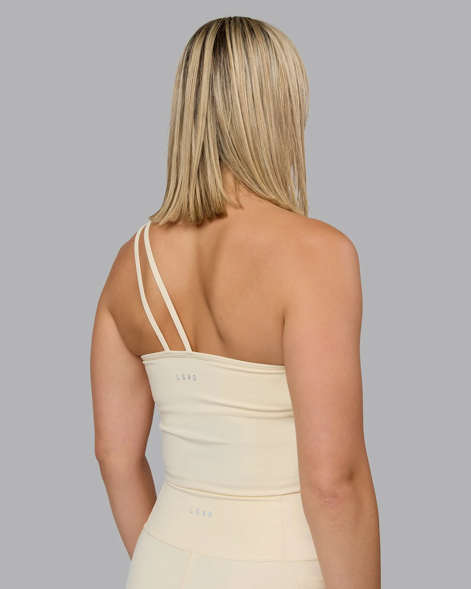 Vivid Skimmer Shelf Bra Tank - Ivory