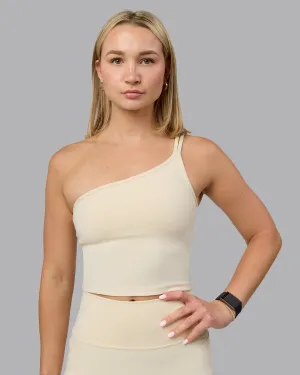 Vivid Skimmer Shelf Bra Tank - Ivory