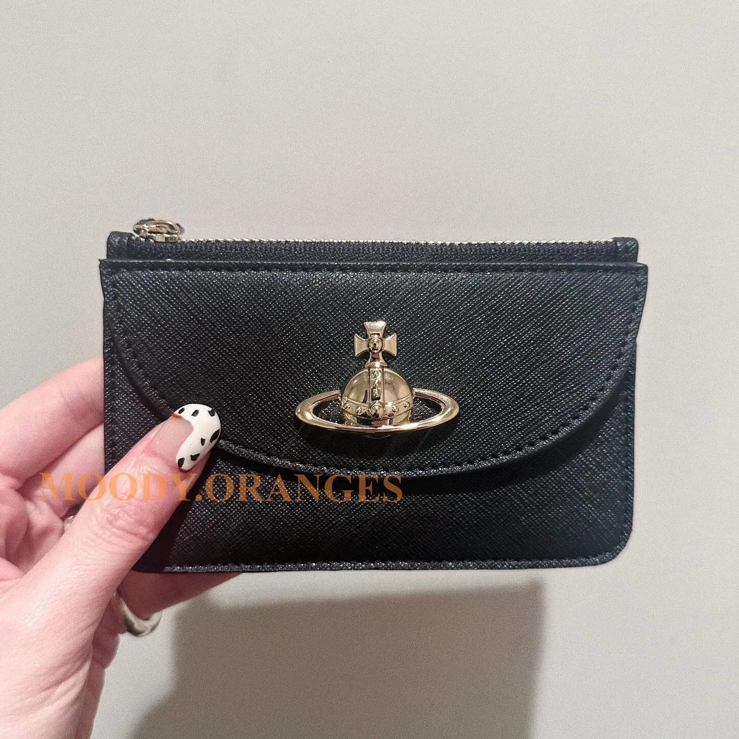 Vivienne Westwood Black/Gold Cardholder