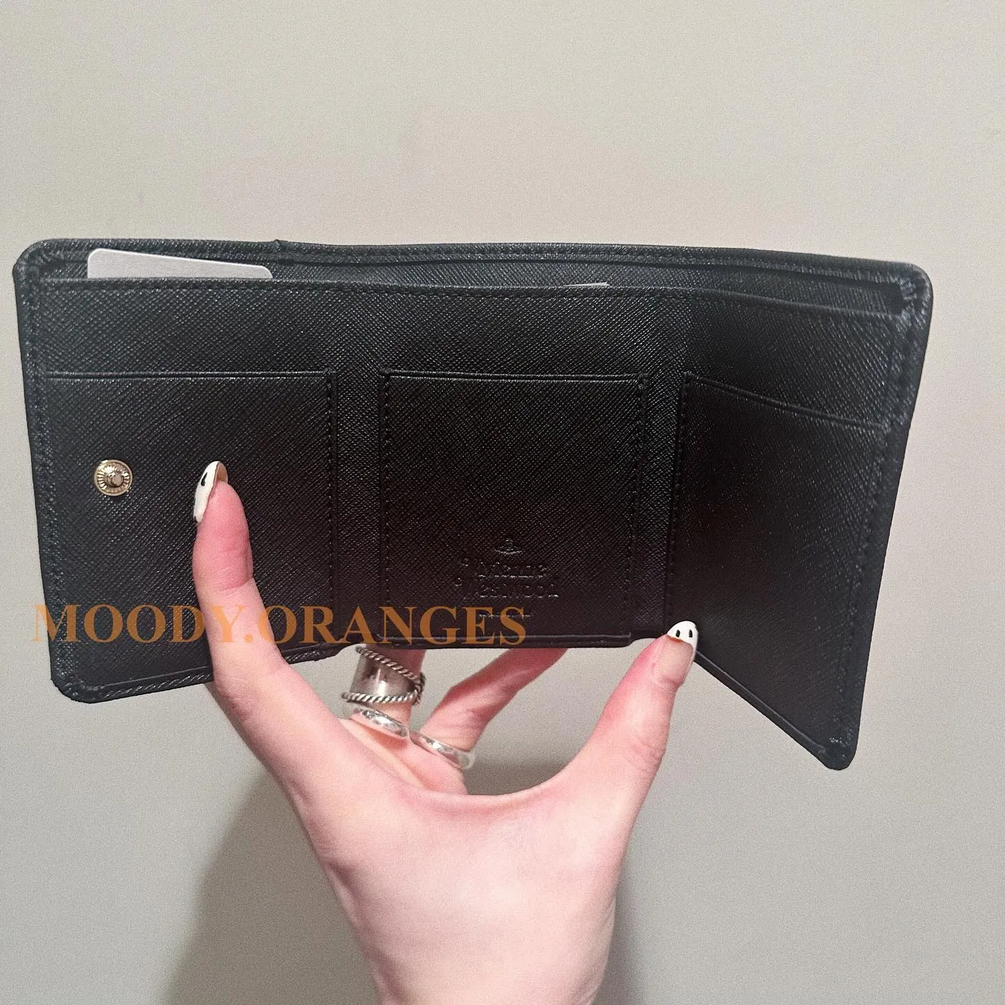 Vivienne Westwood Black/Gold Cardholder