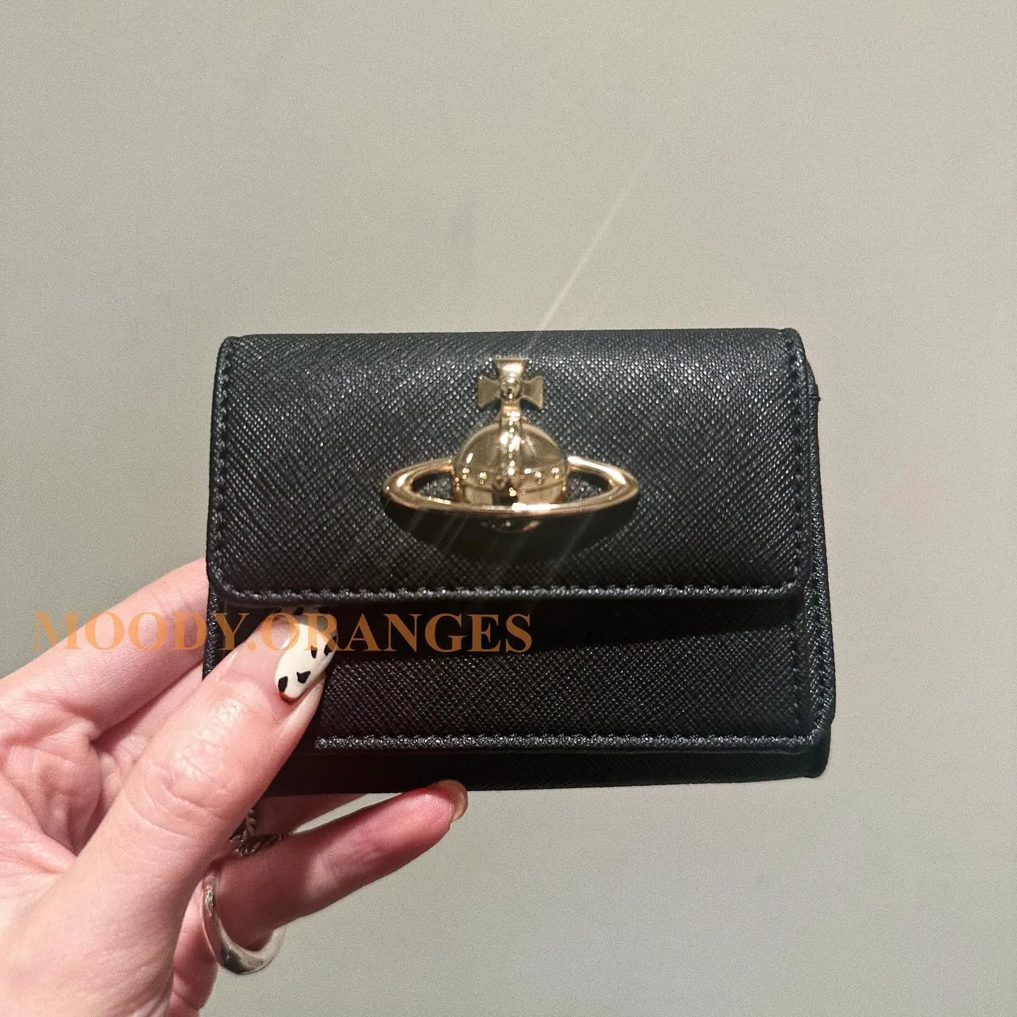 Vivienne Westwood Black/Gold Cardholder