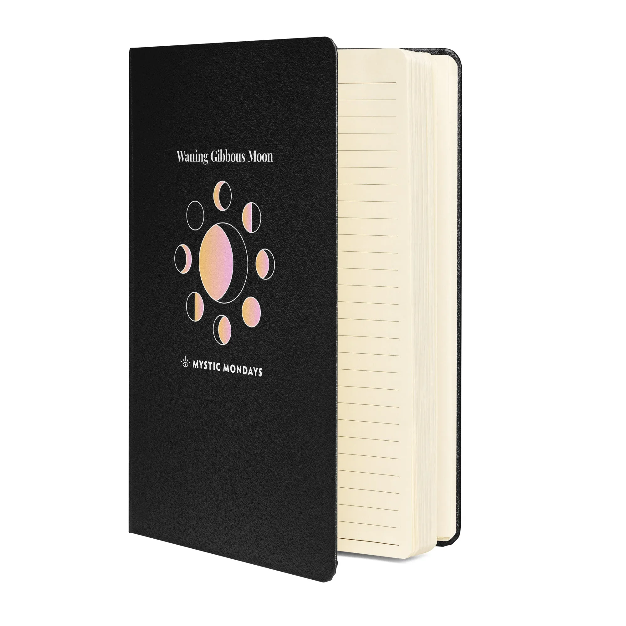 Waning Gibbous Moon Hardcover Journal