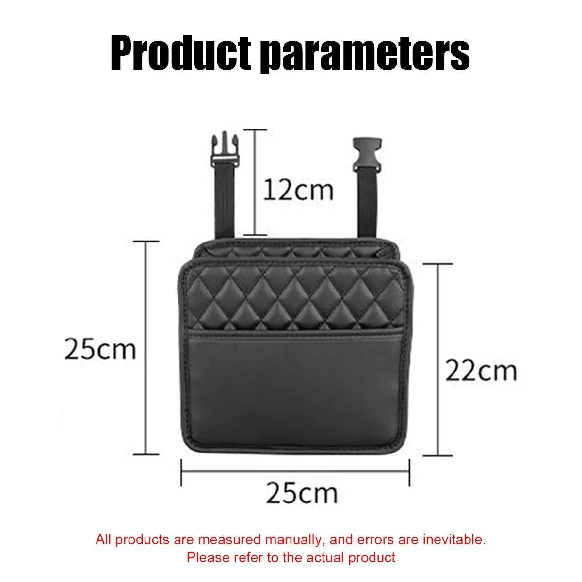 Waterproof Leather Car Backseat Organizer with Phone Pocket