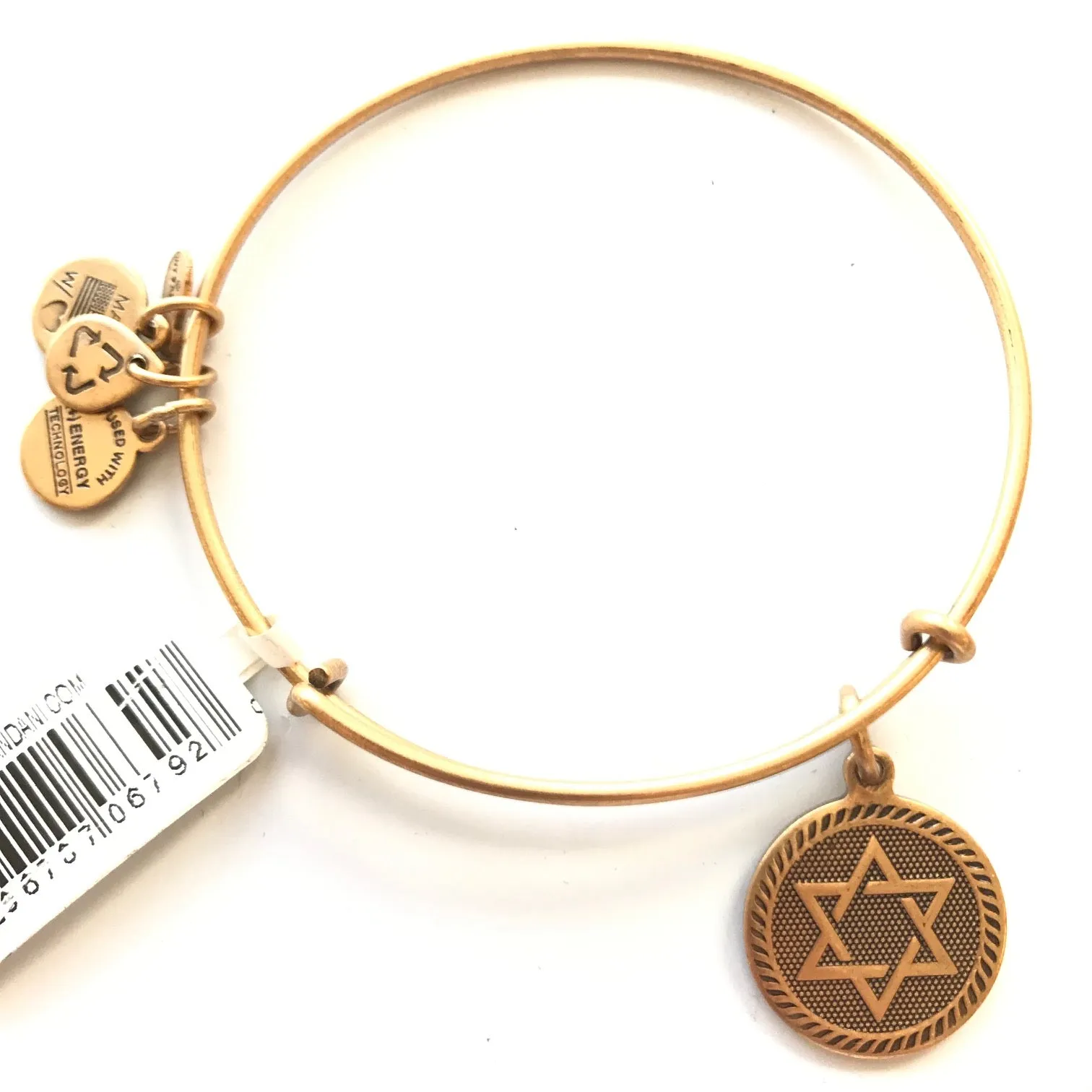 Women's Alex And Ani | Star of David II Bangle Bracelet | Raf Gold