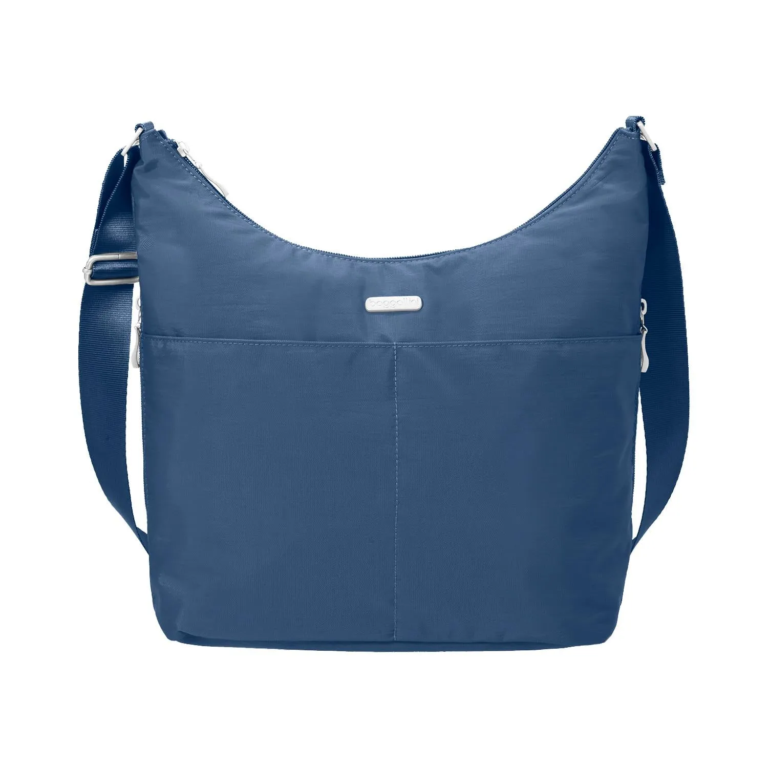 Women's Baggallini Hobo Crossbody with RFID Wristlet Pacific Nylon