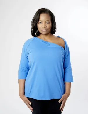 Womens Chest Port Access Shirt - Nebulas Blue