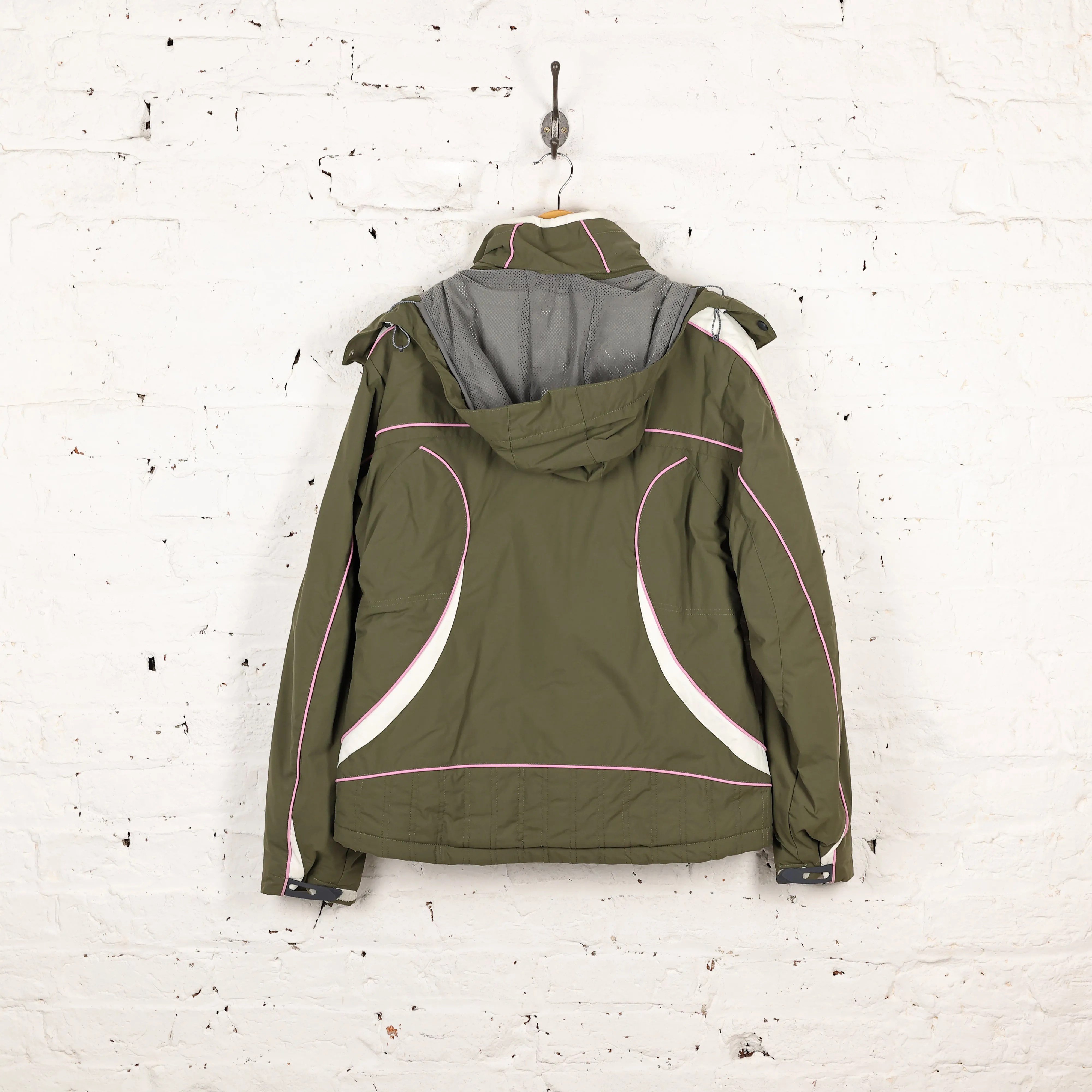Women's Fila Ski Jacket Coat - Green - Womens XL