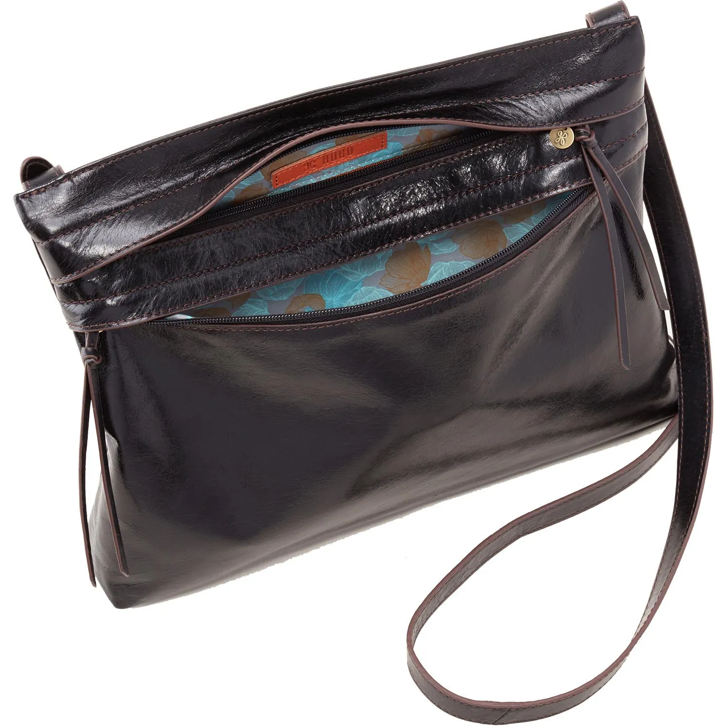 Women's Hobo Larkin Black Vintage Leather