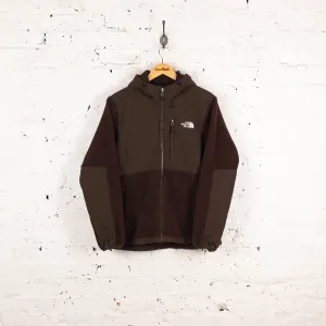 Women's The North Face Hooded Denali Fleece - Brown - Women's L