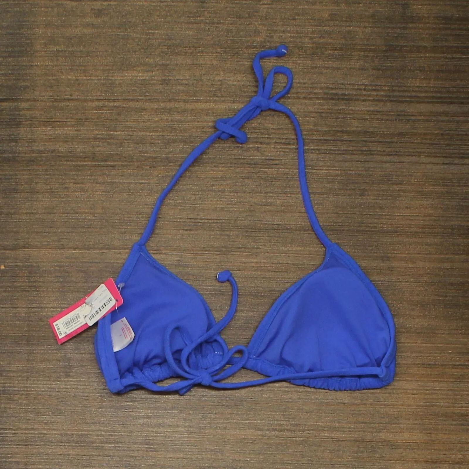 Xhilaration Juniors' Terry Triangle Bikini Top
