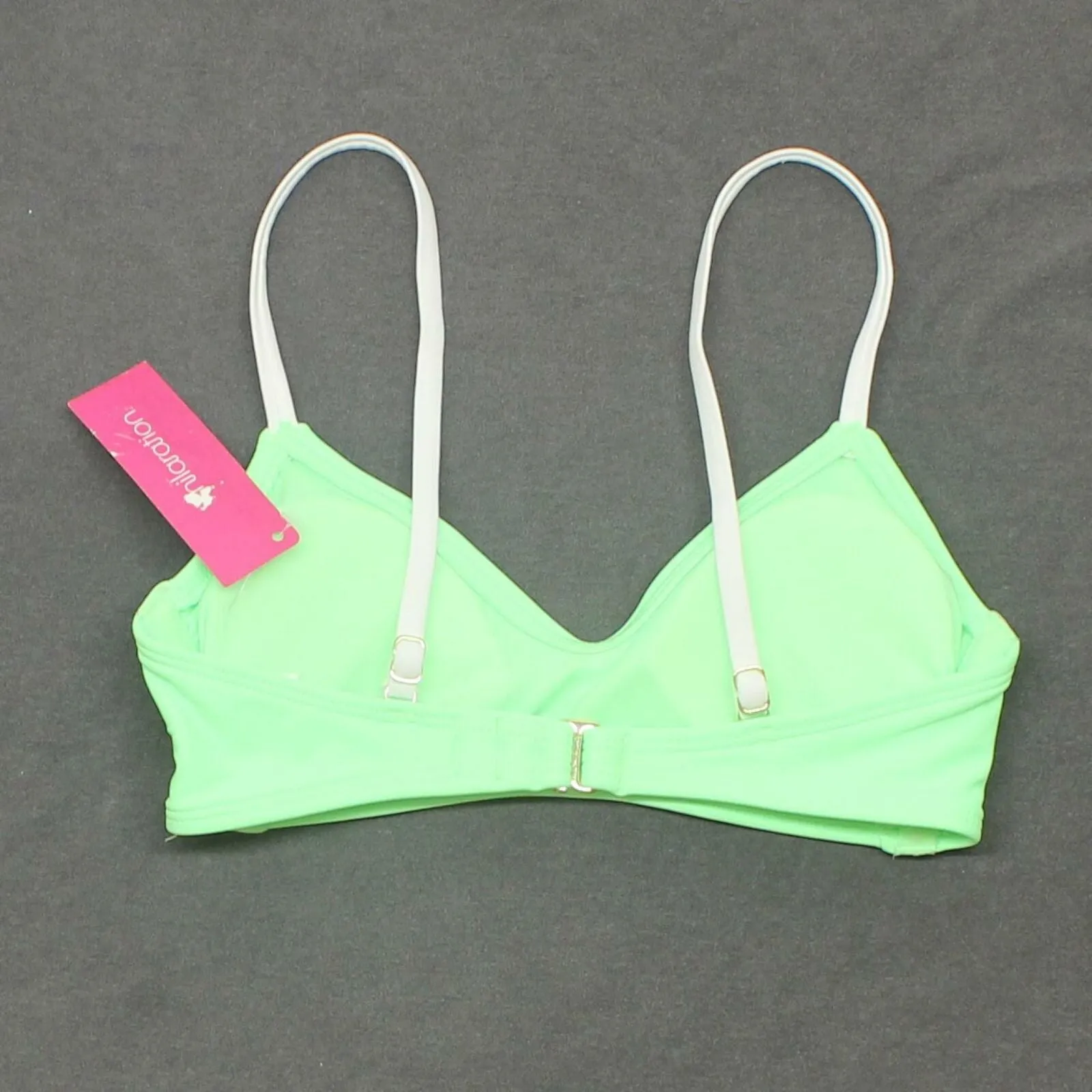 Xhilaration Women's Contrast Binding Bralette Bikini Top