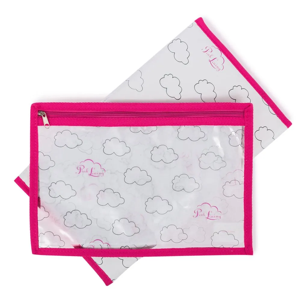 Yummy Mummy By Pink Lining Cream Parrot Changing bag