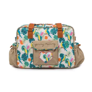 Yummy Mummy By Pink Lining Cream Parrot Changing bag