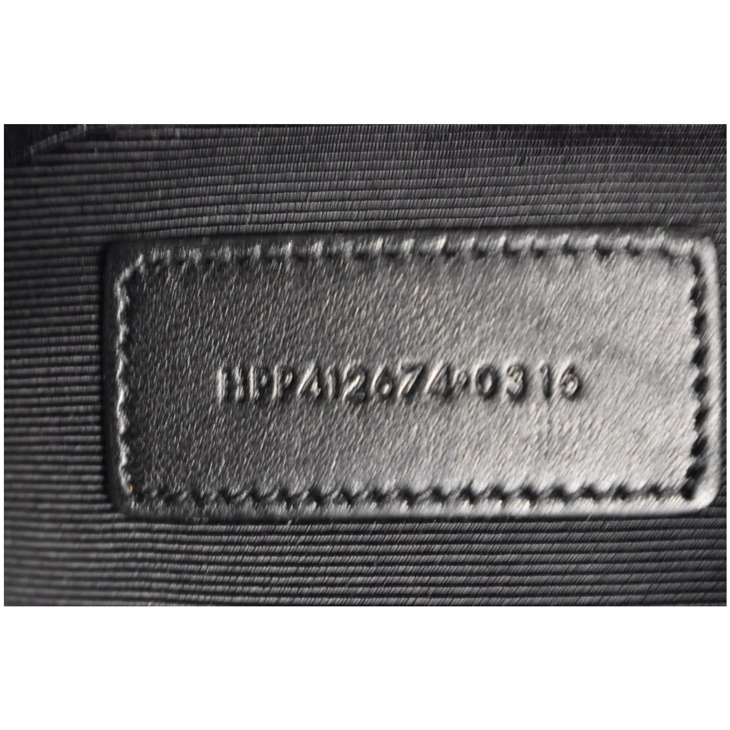 YVES SAINT LAURENT Teen Monogram Calfskin Leather Crossbody Bag Black